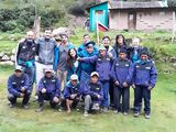 Notre groupe de randonneurs, Chemin Inca