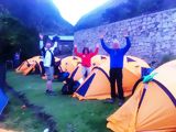 Campement, Chemin Inca
