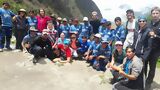 Notre groupe terminant le trek, Chemin Inca